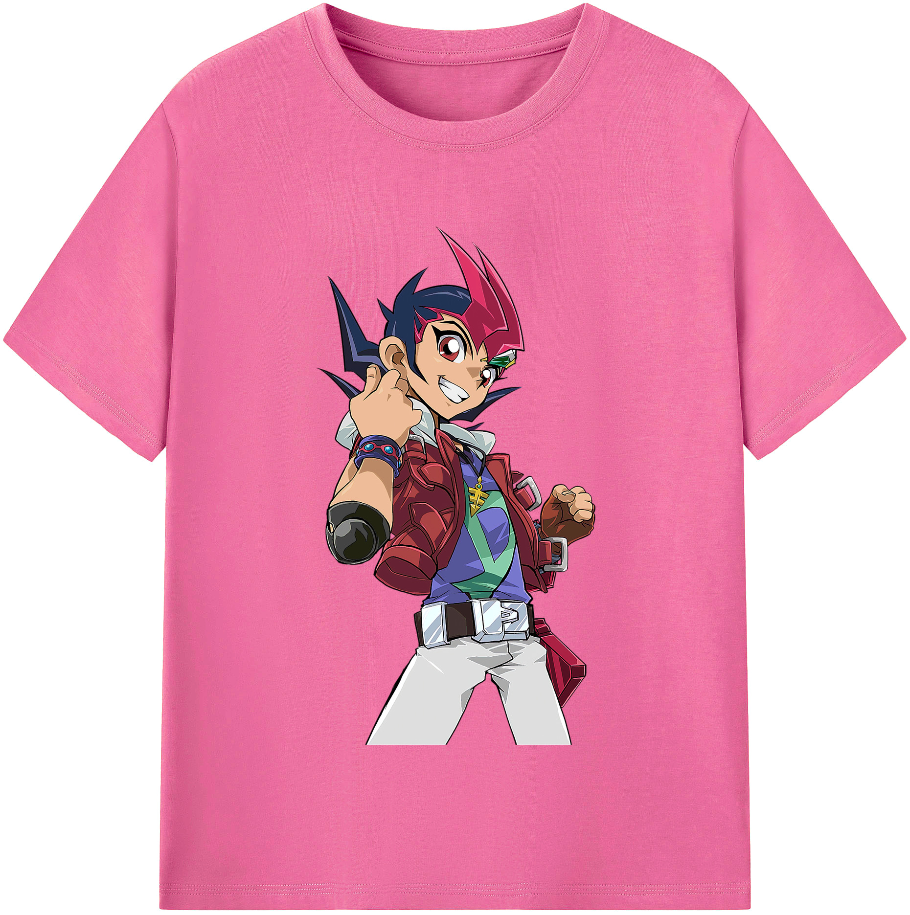 （画像用） 遊☆戯☆王 Yu-Gi-Oh! レディースカジュアルプリントTシャツ（綿100％）